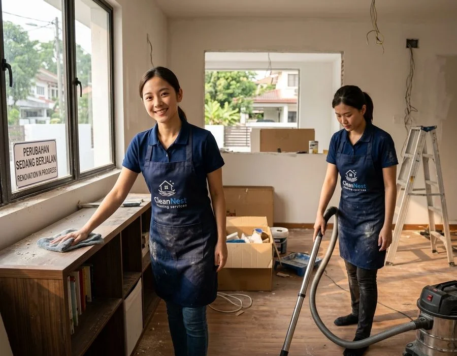 Clean Nest team working in Petaling Jaya